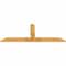 Ekena Millwork Portland Rough Sawn Timber Gable Bracket, Western Red Cedar, 84"W x 31"H x 2"D x 6"F, 9/12 Pitch GBW084X31X0206POR00RWR - alternate 2